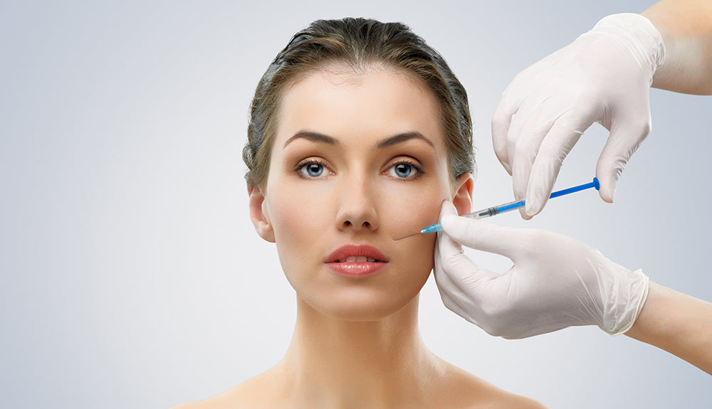 Botox Injection into face