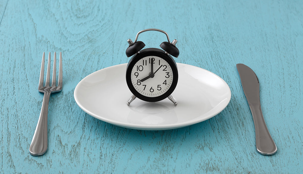 Hydra Longevity Intermittent Fasting plate and clock